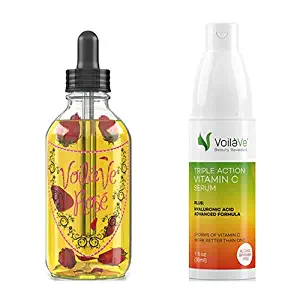 Vitamin C Serum and VoilaVe Rose Combo