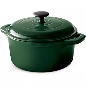 Tramontina Green 5.5-Qt Enameled Cast Iron Round Dutch Oven