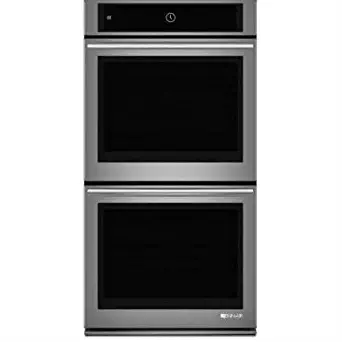 JENN-AIR 27" Full Color Menu LCD Display Stainless Double Wall Oven JJW2827DS