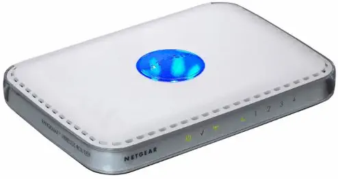 NETGEAR WPN824 RangeMax Wireless Router - Wireless router - 4-port switch - 802.11 Super G, 802.11b/g - desktop