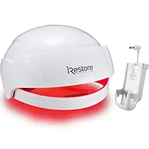 SaIe: iRestore Laser Hair Growth System + Rechargeable Battery Pack – FDA-Cleared Hair Loss Product - Treats Thinning Hair for Men & Women - Laser Hair Therapy Restores Hair Thickness, Volume, Density