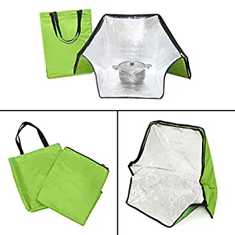 Green Portable Solar Oven Bag Cooker Sun Outdoor Camping Travel Emergency Tool for Cooking Oven Tools Mayitr