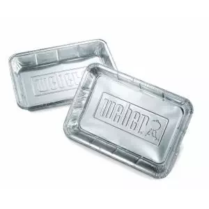 Weber 6415 Small 7-1/2-Inch-by-5-inch Aluminum Drip Pans - Set of 20