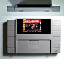 16 Bit 46 Game Card Bulls vs Blazers Game Cartridge SNES For USA Version Game Player