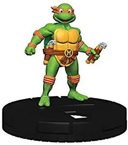Heroclix TMNT Heroes in Half Shell #002 Michelangelo Miniature Figure Complete with Card