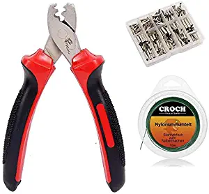 Hand Crimper Tools Stainless Steel Fishing Pliers Braid Cutters Hook Remover Fish Holder