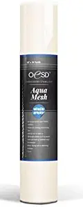 OESD Aquamesh Wash-Away Stabilizer White 15" x 10 Yard Roll