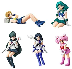 Bandai Sailor Moon Desktop Mini Figure 2 Set of 5