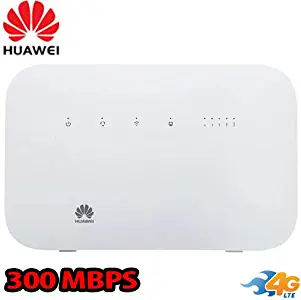 Huawei B612s-51d Home Router GSM Unlocked 4G LTE CPE 300 Mbps Mobile Wi-Fi + 4 RJ45 (4G LTE in USA Latin & Caribbean Bands) Up to 32 Users