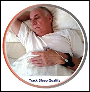 BodiMetrics O2 Vibe Sleep & Fitness Monitor - Oxygen & Heart Rate Recorder - Wearable Health & Activity Tracker