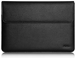 ProCase Surface Laptop 2017 / Surface Book MacBook Pro 13 Case Sleeve, Protective Sleeve Cover for 13" MacBook Pro 2018 2017 2016 / Pro Retina/MacBook Air 13.3" / Surface Book Tablet Laptop -Black
