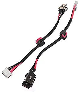 DC Power Jack Plug Charging Port Connector Socket with Cable Harness for Lenovo IdeaPad P400 P500 Z400 Z500 Series P500-59RF0015 Z500-5931 Z500-593124U