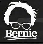 Bernie Sanders Decal Vinyl Sticker|Cars Trucks Vans Walls Laptop| White |5.5 x 5 in|LLI089