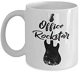 Lplpol Funny Coffee Mugs For Mom, Women, Dad, Men 11 OZ Office Rockstar Administrative Professionals Day Perfect Gifts Ideas For Mom Men Women Dad From Daughter Son on Father's Mother's Day Ceramic
