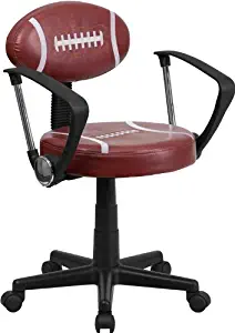 Flash Furniture Football Swivel Task Chair with Arms