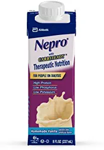 Nepro w/ Carb Steady Nutritional Vanilla Drink 237mL, Ready-to-Drink - 24 ct.