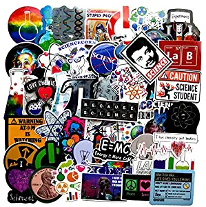 102pcs Funny Science Chemistry Lab Apparatus Stickers Vinyl Phone Laptop Water Bottle Motorcycle Bicycle Luggage Guitar Skateboard Sticker Decal