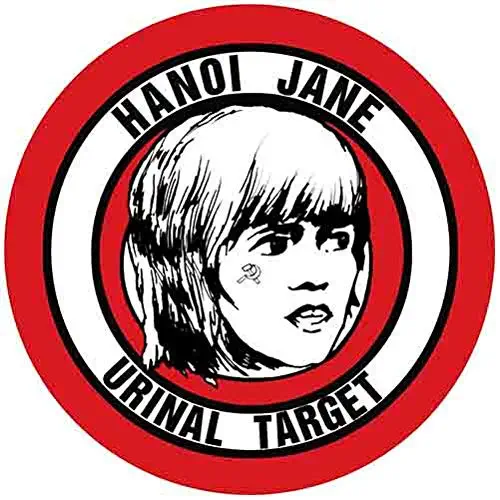 Hanoi Jane Urinal Target Decal Retro Vintage Decal Sticker Souvenir Skateboard Laptop