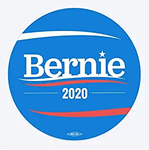 Pack of 20 3"x3" Circular Bernie Sanders 2020 Stickers (20)