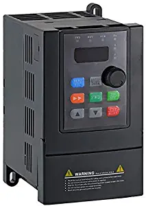 ATO 2 hp 1.5kW VFD, 1 Phase 220-240V AC to 3 Phase Variable Frequency Drive for AC Motor Speed Controls
