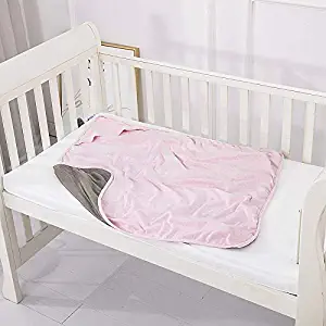 EMF Protective Belly Pregnancy Baby Blanket, Organic, Anti-Radiation, Pink, 36"x30"