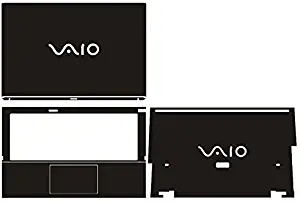 Special Laptop Black Carbon fiber Vinyl Skin Stickers Cover for Sony VAIO Pro 13 SVP13215PXB SVP132A1CL SVP13213CXB SVP1321DCXS SVP1321HGXBI 13.3-inch