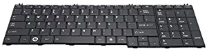Dosens Laptop Keyboard Replacement for Toshiba Satellite C650 C655 C655D C660 C675 L650 L655 L670 L675 L750 L755 Black US