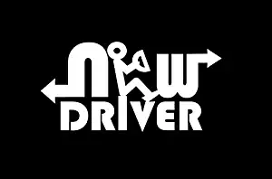 New Driver Student Learning Decal Vinyl Sticker|Cars Trucks Vans Walls Laptop| White|7.5 x 3.7 in|DUC1010