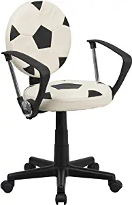 Flash Furniture Soccer Swivel Task Office Chair with Arms